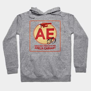 Little Red Bus • Amelia Earhart • "Greatest Female Flyer" Hoodie